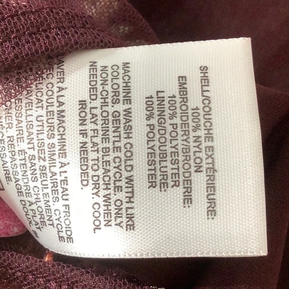 Express NWT - Sz S - sexy floral Nylon Bodysuit 🥰 - Picture 5 of 6